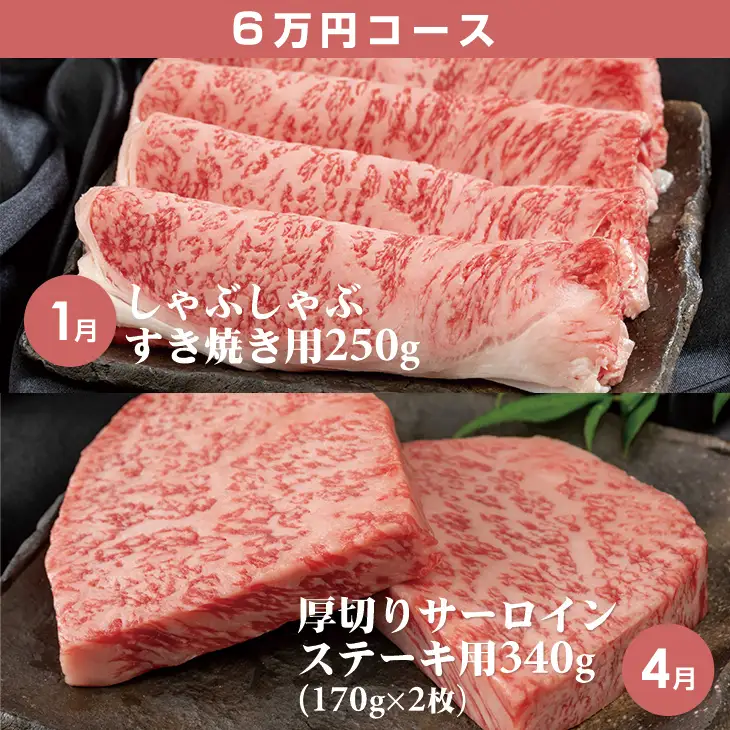【定期便】佐賀牛フォーシーズン季節のお肉定期便（1月・4月・7月・10月/年4回） Q060-001