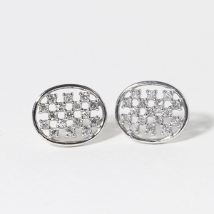 プラチナ楕円形ダイヤモンドピアス 0.22ct  PT900 プラチナ ピアス ジュエリー アクセサリー ダイヤモンド ダイヤ0.11ct×2 カラット 天然 ダイヤモンド プラチナ900 プラチナ レディース ファッション 宝飾 ジュエリー アクセサリー 山梨県 甲斐市 BQ-72