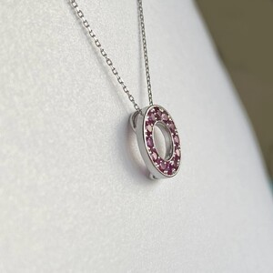 PT900　ルビーサークルペンダント　K05120-H