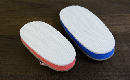 雪丸草履 子ども用 ブルー ファッション 靴 シューズ  5寸5分・16.5cm