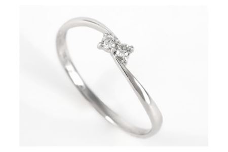 プラチナダイヤ リング 0.05ct R953DI-P2 【8号～15号（0.5刻み可）】ダイヤ プラチナ ジュエリー 指輪 アクセサリー レディース