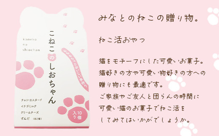 こねこのしおちゃん　10個入　【04203-0774】