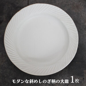 【栃木県共通返礼品・益子町産】益子焼 しのぎ丸皿セット 皿 