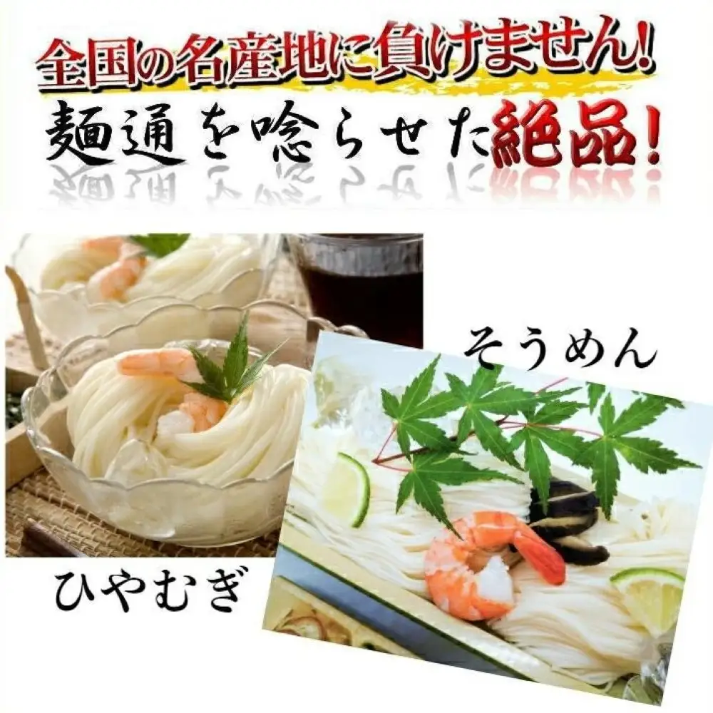 TV番組「マツコ＆有吉 かりそめ天国」紹介店 ひやむぎ＆そうめん 詰め合わせ セット 19束（冷麦9束＆そうめん10束）28食分/ 金魚印 王道 大矢知 伝承の味 高級麺 特産 冷や麦 麺 手延べめん ひやむぎ 手延冷麦 無添加 手延べ 長期保存  家庭用 ひやむぎ 素麺 そうめん ソーメン 乾麺 めん 人気 名産品 お取り寄せ 家庭用 ギフト 三重県 四日市市 ふるさと納税