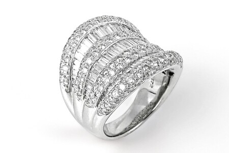 【ふるなび限定】【一点もの】ダイヤモンド（トータル3.72ct）プラチナリング　R93　K05149-H　FN-Limited-SP