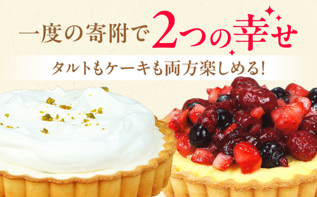 タルトセット（ベリーベリータルト・ラムレーズンのレアチーズタルト） / ケーキ[AFAK130]