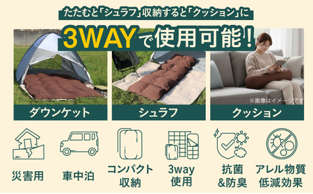 TERA テラ 羽毛スリーピングバッグ ダウンケット 寝袋 YOSA 寝袋 車中泊 羽毛 ダウンケット 2WAY アウトドア 洗濯OK 夏場の