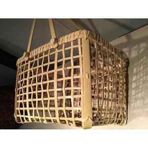 スーパーかご　35×27×24cm　※受注生産につき、発送までに最大2ヶ月程かかる場合あり ｜ 竹工芸 伝統工芸品 日用品 雑貨 栃木県 大田原市