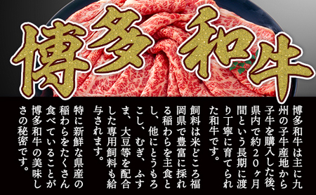 牛肉 すき焼き サーロイン 博多和牛 A4～A5 300g 2p [um40azp010034]