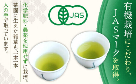 【1番茶の濃厚な旨味！】さざの有機栽培茶  極  100g×3本詰め【宝緑園】[QAH005] お茶 茶葉 長崎