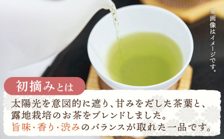 【全3回定期便】「こだわりブレンド茶」さざの 有機栽培茶 初摘み (100g×3本/回)【宝緑園】[QAH013]