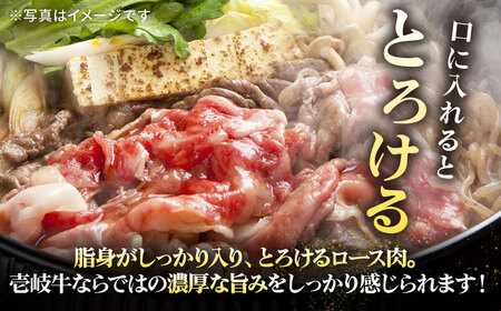 【全2回定期便】 特選 壱岐牛 ロース 900g（すき焼き・しゃぶしゃぶ）《壱岐市》【太陽商事】 肉 牛肉 薄切り うす切り すき焼き しゃぶしゃぶ ロース 赤身 鍋 定期便[JDL116] 九州