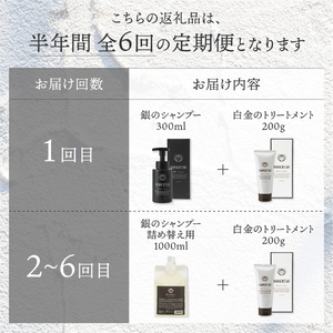 【定期便】半年間毎月お届け！「ベストシャンプー10傑」に選ばれたスカルプヘアケアセット&詰め替えセット