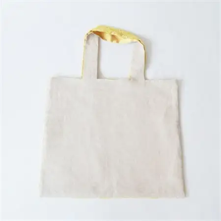 スクエアバックL【タエナカノヌノ】イエロー_装飾品・工芸品 トートバッグ・ショルダーバッグ 鞄・バッグ かばん カバン_【1438191】