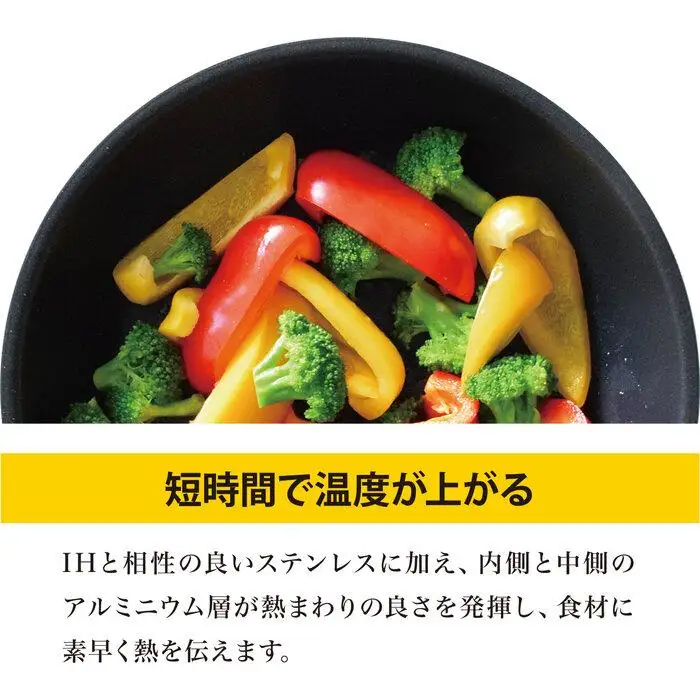 クワトロプラスIH フライパン20cm