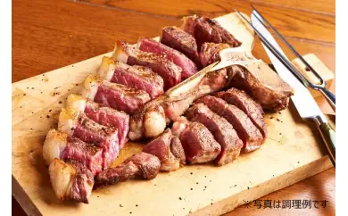 0090-01-01 さの萬 富士朝霧牛 ドライエイジングビーフ Tボーンステーキ 550g