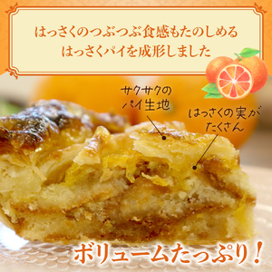 洋菓子素材工房ぴゅあハウス 成形済 冷凍 八朔パイ 約20cm (7号弱) はっさくパイ ケーキ ホールケーキ スイーツ デザート お菓子 洋菓子 ご褒美 誕生日 お取り寄せ グルメ 送料無料 洋菓子素材工房ぴゅあハウス 広島県 呉市 ku156-003-r