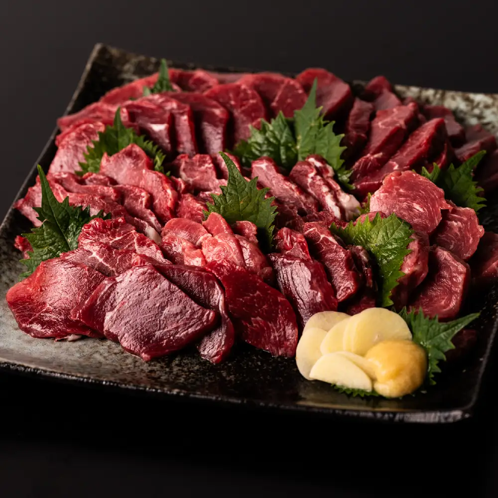 馬刺し 上赤身 400g（ 約100g × 4パック ） 馬刺し用醤油付き 馬刺し