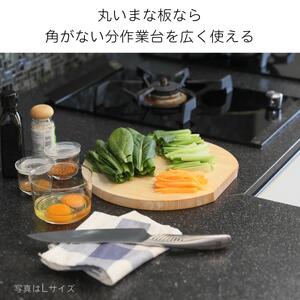まな板 木製 Lサイズ 直径28cm おしゃれ 小さい 丸 抗菌 丸いまな板 北欧 ヒノキの丸まな板 自立 厚さ２cm 乾燥に便利【ご自宅用】