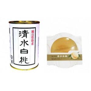 角南製造所　清水白桃 ・缶詰＆果肉 ゼリー セット | ゼリー