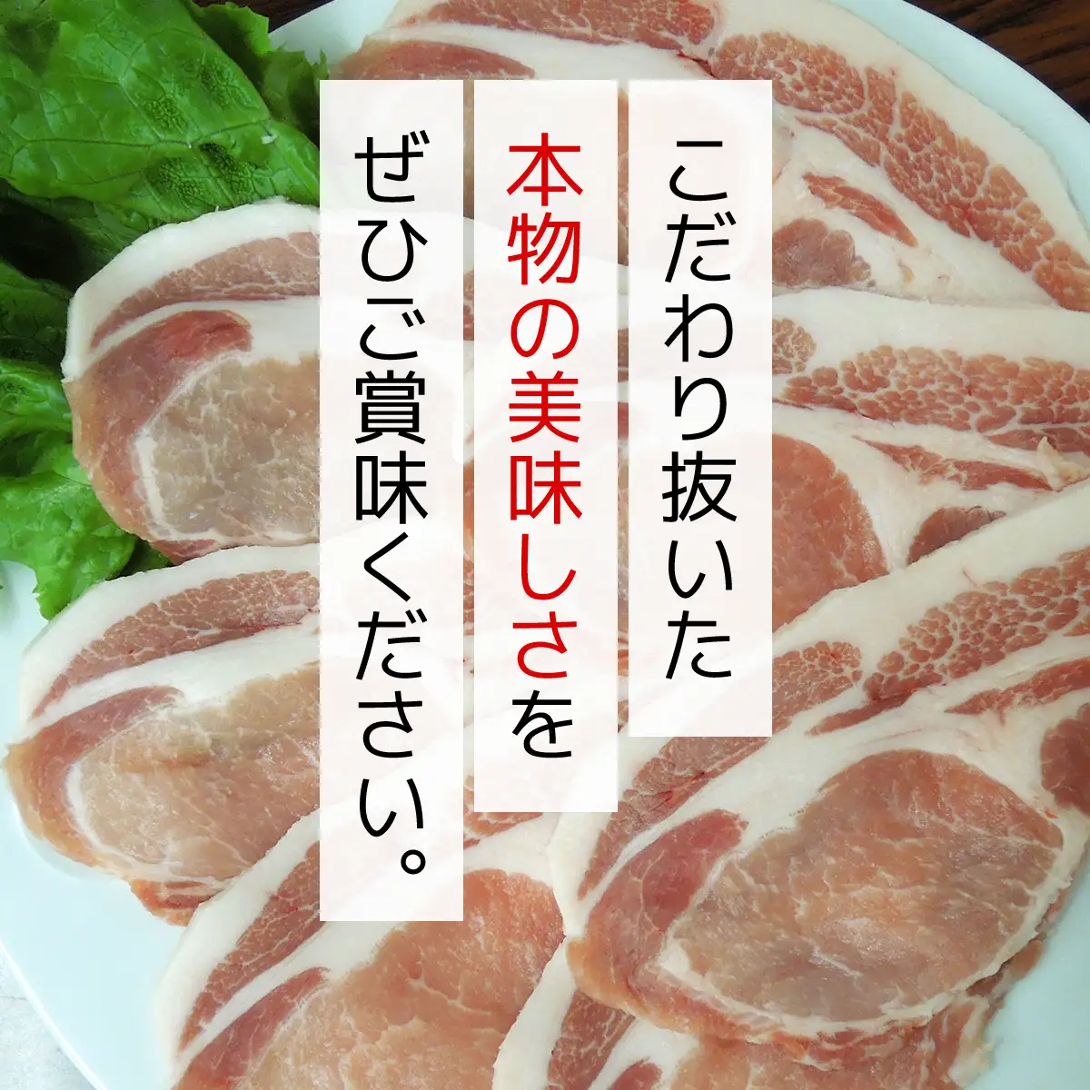 下仁田ポーク豚ロース焼肉用500ｇＸ2  ANT003