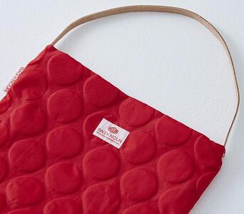 【ふるさと納税】ドット柄がかわいい！バッグンナウンのミニトートバッグ（ブラック）