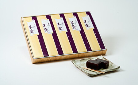 志んこの餡で練り上げた 羊羹 5本入り お菓子 和菓子 スイーツ 和スイーツ お茶のお供 おやつ お茶うけ 