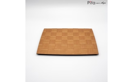 皿 Pifa トレイ（直接食器） お皿 木皿 ウッドプレート スクエア プレート 角皿 長方形 木 木製 日本製 四角い 食器 お盆 トレー キッチン 日用品 工芸品 秋田県 秋田 能代市