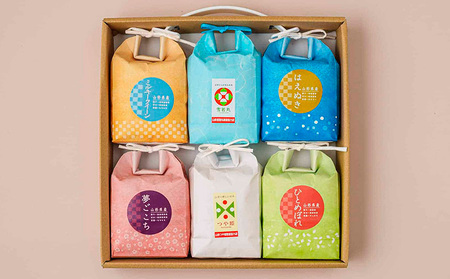 【令和7年産】発送直前精米山形 特栽 お米３合 イロイロ ６種 食べくらべセット FZ25-890