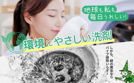 環液体洗剤 緑の魔女ランドリー 600ml×2＋500ml×4 | 洗濯洗剤 洗濯洗剤 洗濯洗剤  洗濯洗剤 洗濯洗剤