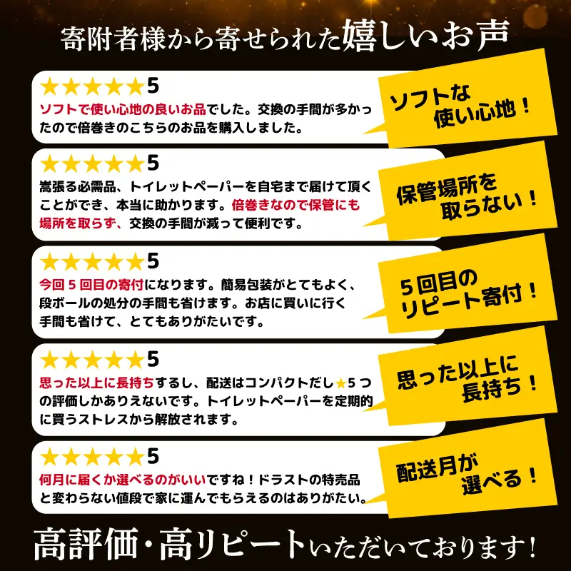 【2026年7月発送】 トイレットペーパー ダブル 2倍巻き 6ロール✕8P 無香料 トイレット