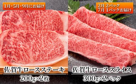 定期便 12ヶ月 佐賀牛 バラエティ セット 