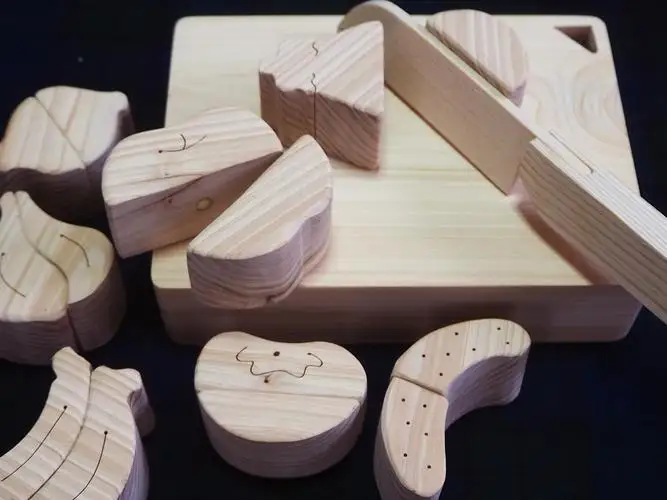 河内材ヒノキを使った　ままごとパズル｜こだわりの逸品 地域特産品 ギフト 自分用 人気 おすすめ
