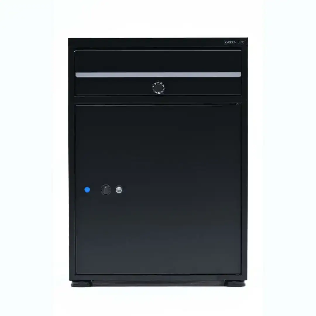 ポスト一体型宅配ボックス レシーボ 約34×48×65cm 屋外 レシーボ TRP-3465(MBK) [グリーンライフ] 【075S008】