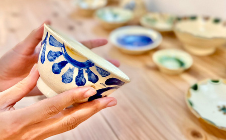 やちむんクリエーター体験　【オリジナルお茶orコーヒー付】