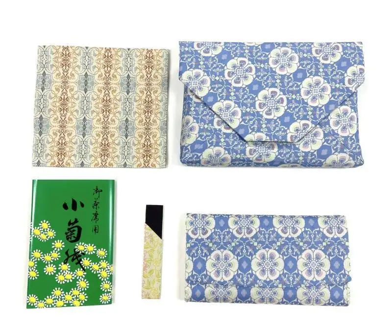 【龍村美術織物】＜柄おまかせ＞茶道具5点セット（古帛紗など）