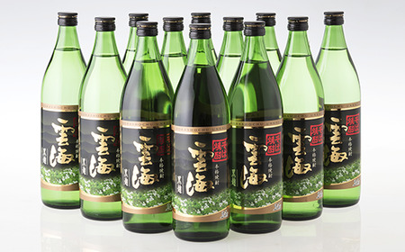 本格そば焼酎　そば雲海黒麹　１２本セット