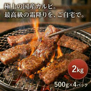 宮崎牛　カルビ焼肉　合計２ｋｇ