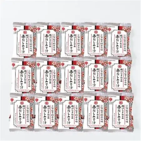 創業1896年の伝統の味!濃厚な豆みその味が特徴の「赤だし味噌汁(フリーズドライ)」15食セット【1467545】