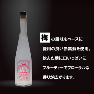 クラフト ジン Vir-GIN Ume-Shiso FRUITY 500 ml 父の日 ギフト 贈答 アルコール 沼津 静岡 国産 梅 紫蘇 酒