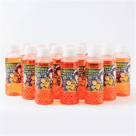【KIMONO VINEGAR】フルーツ酢ジュース(国産いちご酢)180ml　16本/cs　_飲料・ドリンク  ジュース _【1375658】
