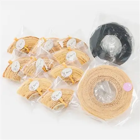 人気洋菓子店のホールバームクーヘン2種とカットバームクーヘンセット_菓子・スイーツ ケーキ    菓子・スイーツ 焼き菓子  _【配送不可地域：離島】【1438790】