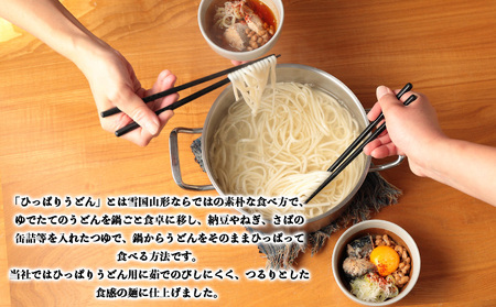 花の山形ひっぱりうどん 250g×8袋 FZ26-797