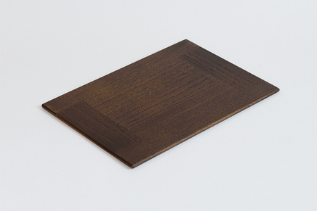 ランチョンマット KIRI Tea Mat（2枚組）【ブラウン】 テーブルマット 《サイズ：W280×D200×T6（mm）》