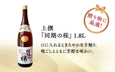 【全12回】日本酒 同期の桜上撰1.8L 日本酒[XAF043]