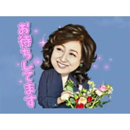 オリジナルLINEスタンプ・リアルタッチ(油絵風)　8個作成【1496267】