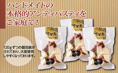 有田牧場直送 「チーズ工房フェルミエ アンティパスティ(120g×3)」 TF0622-P00037