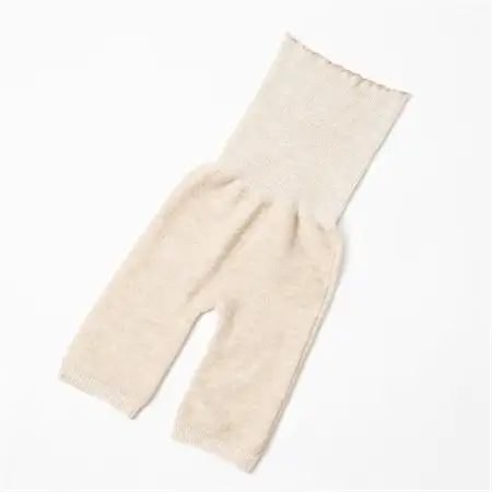 裏返し　シルクとウールの腹巻パンツ (杢ベージュ)1点　NSGK23-11_装飾品・工芸品 女性・レディース 洋服   装飾品・工芸品  洋服 _【1469594】