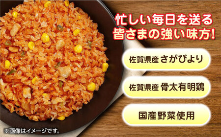 【全6回定期便】チキンライス 計60食分（250g×10×6回）冷凍食品 / チキンライス 佐賀県 / さが風土館季楽 [41AABE100]