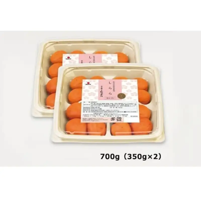 【6カ月定期便】紀州産南高梅 梅干し しらら （塩分5％）700g（350g×2入） / A級品 梅干し 梅干 梅 和歌山 田辺 紀州南高梅 南高梅 うす塩 減塩 塩分控えめ ご飯のお供 【nkt016-tk】